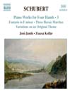 SCHUBERT: Piano Works for Four Hands, Vol. 3
